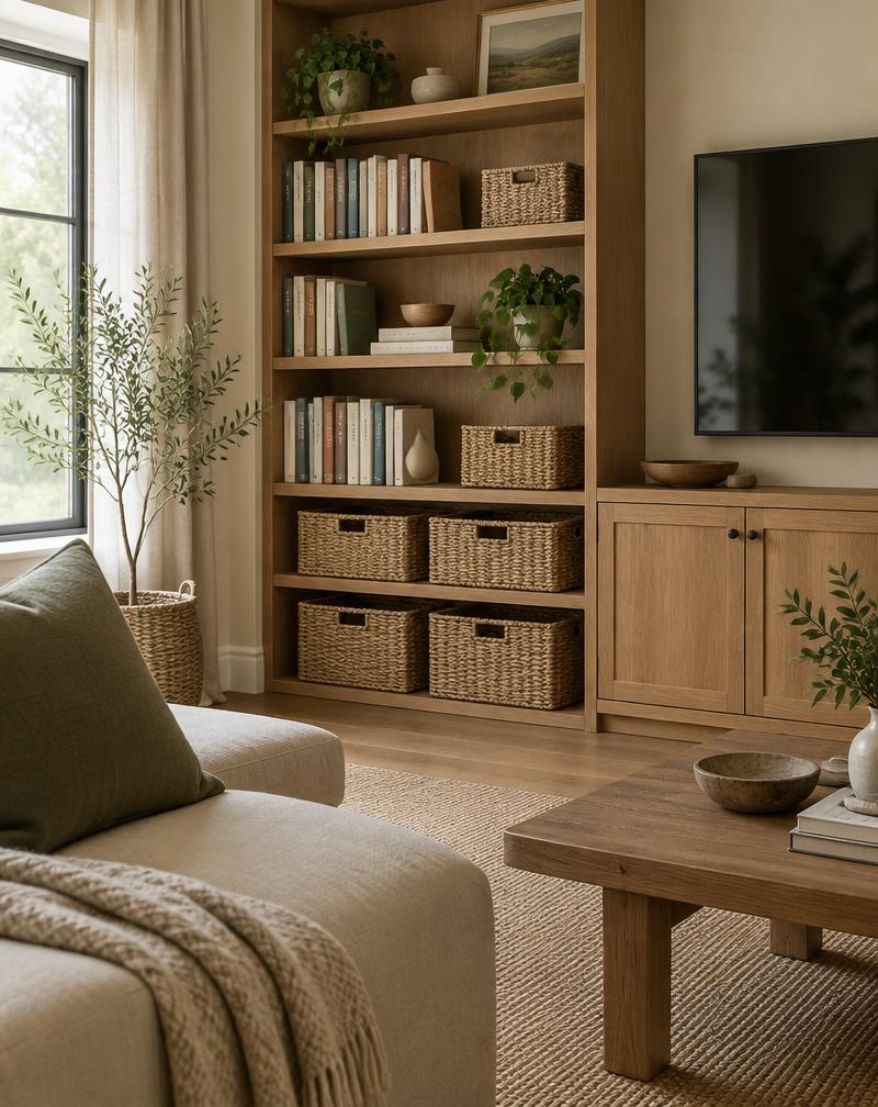 Living Room Organization